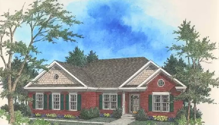 image of southern house plan 6290